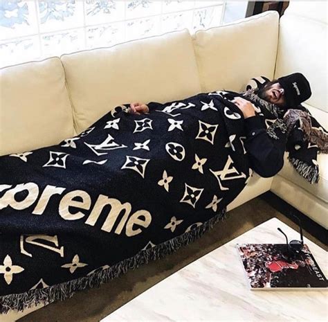 supreme blanket lv|supreme x louis vuitton.